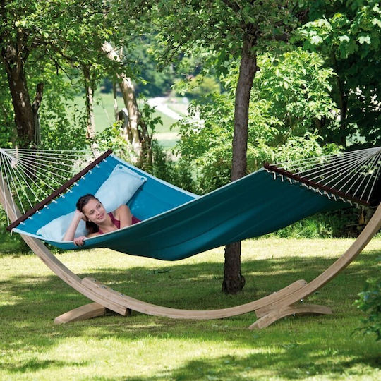 Amazonas Apollo Hammock Stand made of Wood in Beige Color 357x131x104cm