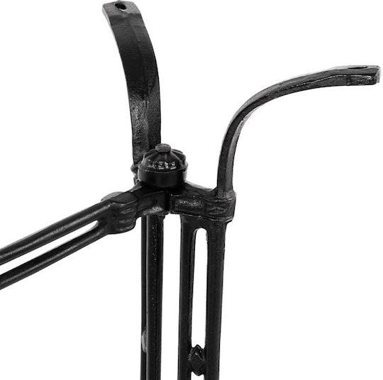 HomeMarkt Bar Table Base made of Cast Iron in Black Color 50x78x104cm