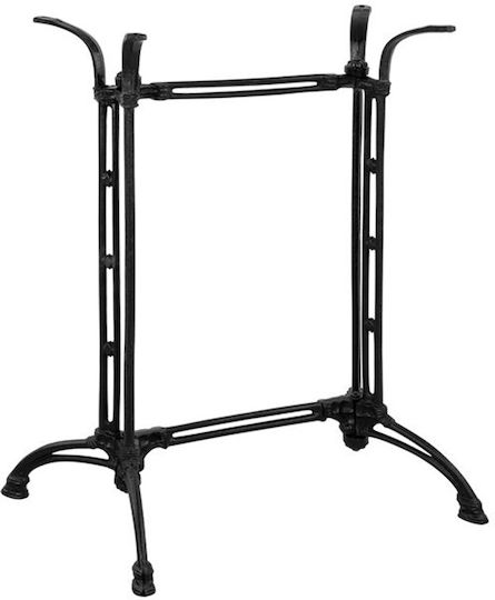 HomeMarkt Bar Table Base made of Cast Iron in Black Color 50x78x104cm