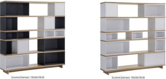 Woodwell Module made of Wood Sonoma 150x30x10cm