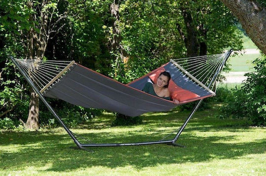 Amazonas Sumo Grande Hammock Stand made of Metal in Silver Color 380x132x107cm