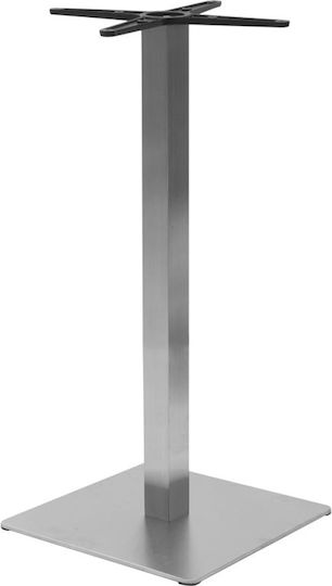 Pakketo PWH-0024 Aluminum Bar Table Base Suitable for Table / Office Silver 45x45x94cm