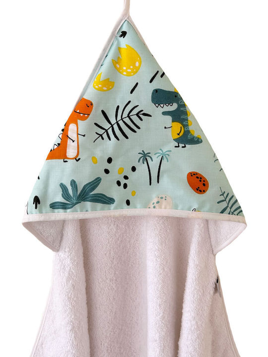 Bunny Bebe Halat De Baie Pentru Bebeluşi Cu Glugă Multicolor 75x75cm