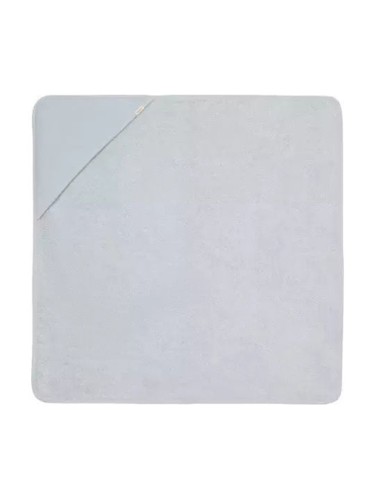 Little Dutch Βρεφική Κάπα-Μπουρνούζι με Κουκούλα Pure Soft Blue 75x75εκ.
