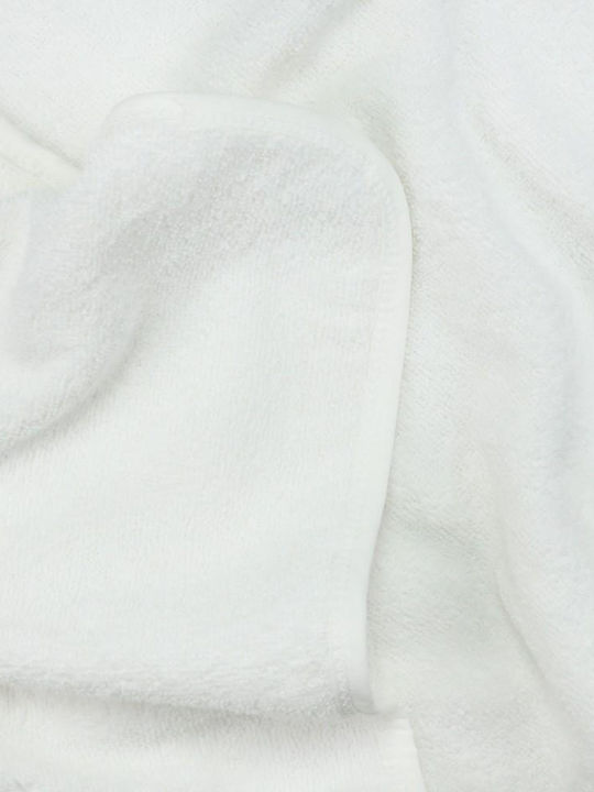 Trois Kilos Sept Baby Hooded Towel White 70x70cm
