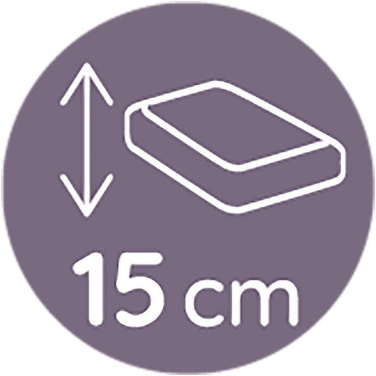 Tineo Στρώμα Κούνιας 60cmx120cmx15cm