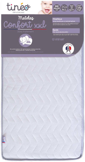 Tineo Στρώμα Κούνιας 60cmx120cmx15cm