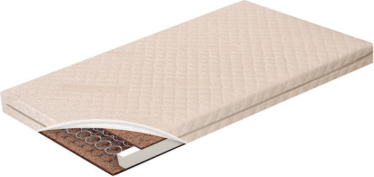 Greco Strom Orthopedic Mattress Kids Bed Orpheus with Coconut Fiber 64cmx126cm