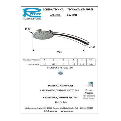 Remer 317MR Τηλέφωνο Ντουζ Remer 317MR Τηλέφωνο Ντουζ