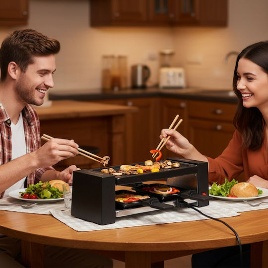 Melissa Tabletop Electric Grill Raclette Grate 400W Inox 23x10cm