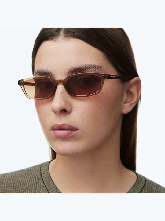 Meller Eru Unisex Sonnenbrillen mit Grauem Horn umrandetem Rahmen und Grauen Polarisiertem Glas ER-GREIGEGBROWN