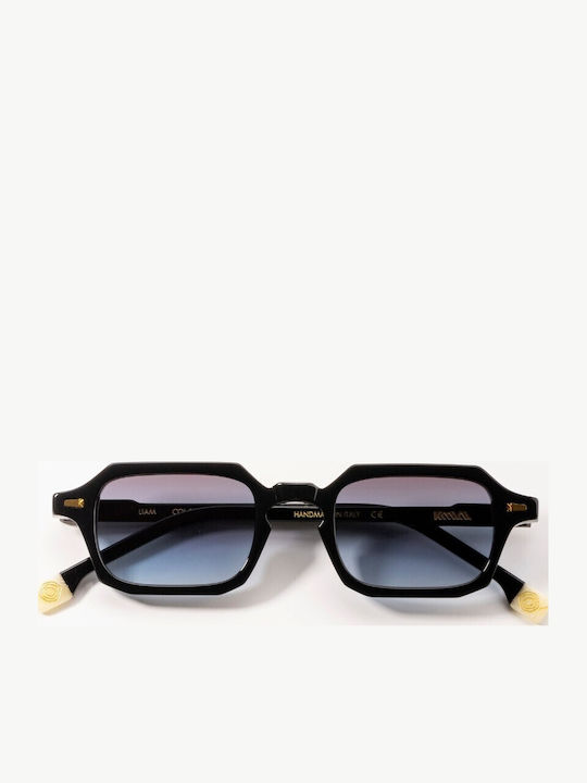 Kyme Unisex Sunglasses with Black Plastic Frame and Gray Gradient Lens LIAM 01