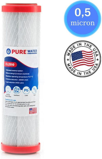 Filtrato Ct-14 Single Countertop Water Filter System with Faucet and Replacement Filter 50-0046/4