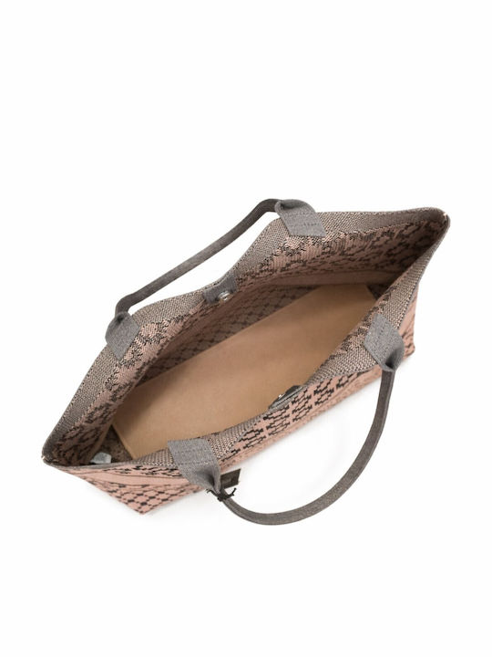 Fabric Women's Shopper Bag Black PS261B512 C19