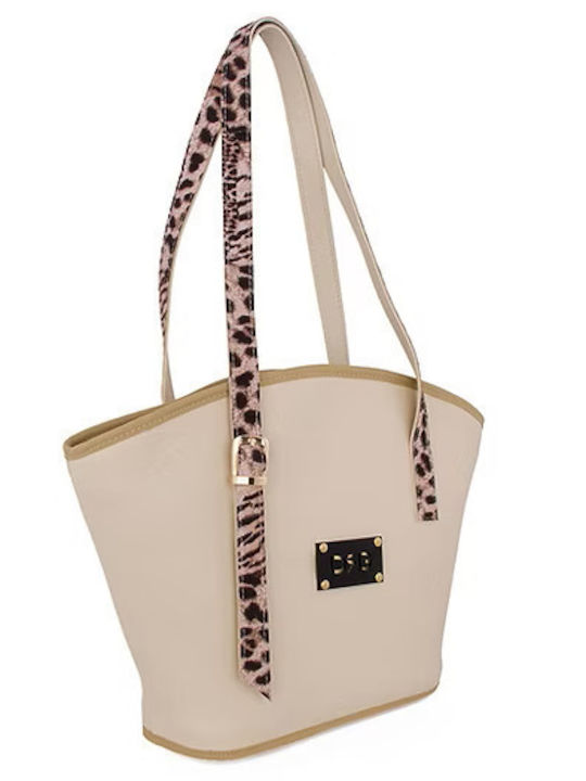 Women's Tote Handbag Beige