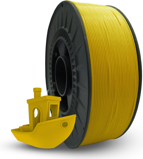 Fiberplastic PETG 3D Принтер Филамент 1.75mm Жълт 1kg 1бр Spool