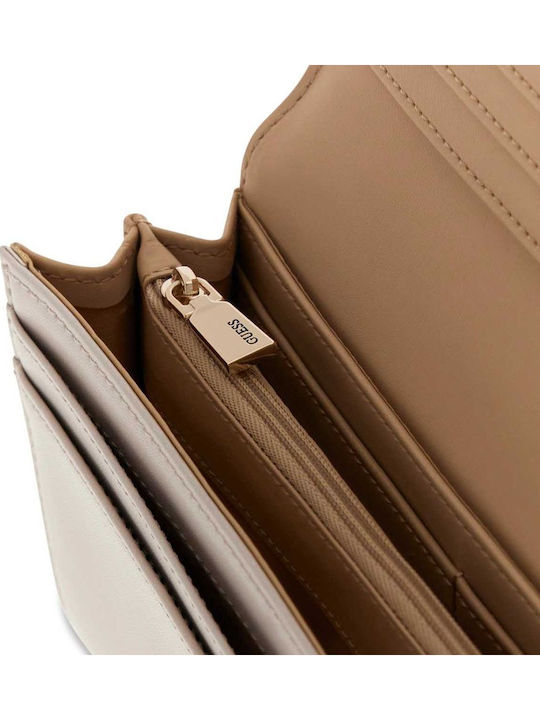 Wallet Μεγάλο Γυναικείο Πορτοφόλι Εκρού