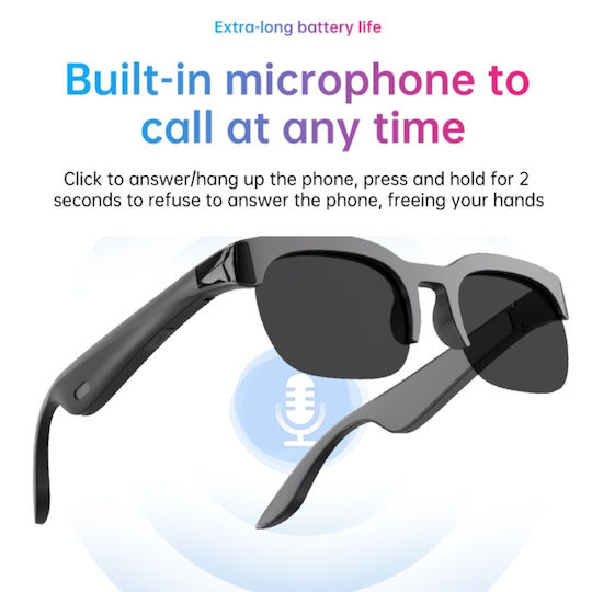 Smart Sunglasses Xg89 Ai Translator Bluetooth & Built-In Speakers