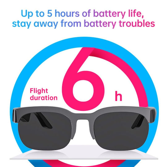 Smart Sunglasses Xg89 Ai Translator Bluetooth & Built-In Speakers