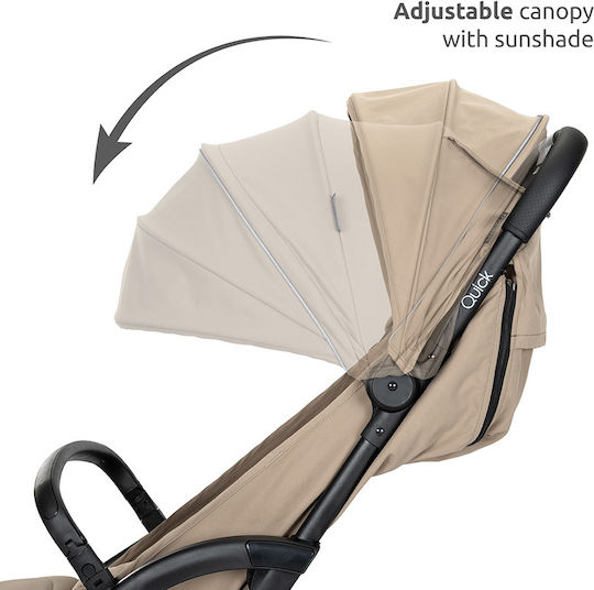 Lorelli Quick Automatic Baby Stroller Suitable for Newborn Beige 8.4kg