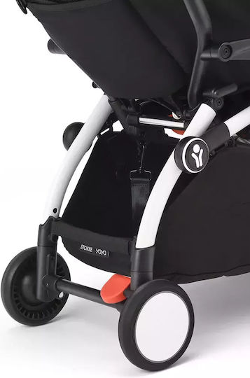 Stokke YOYO³ Καρότσι Μωρού Kατάλληλο από 6+ Mηνών Frame Colour Black / Pack Ginger 6.2kg