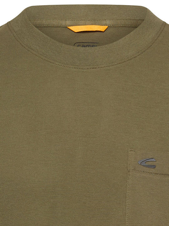 Herrenblusen T-Shirt Dunkles Öl