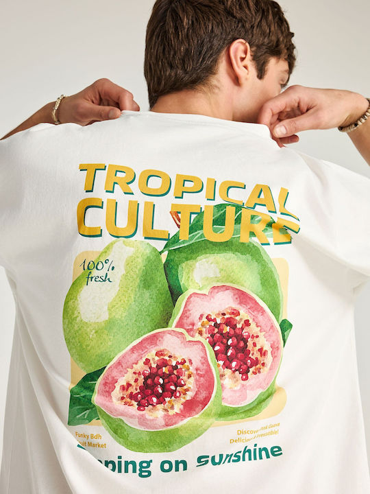 T-shirt Alb