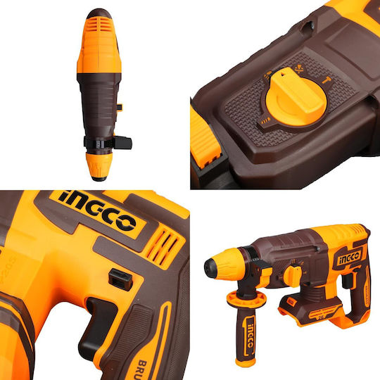 Ingco CRHLI202689E Къртач Перфоратор На Батерия 20V Със SDS Plus