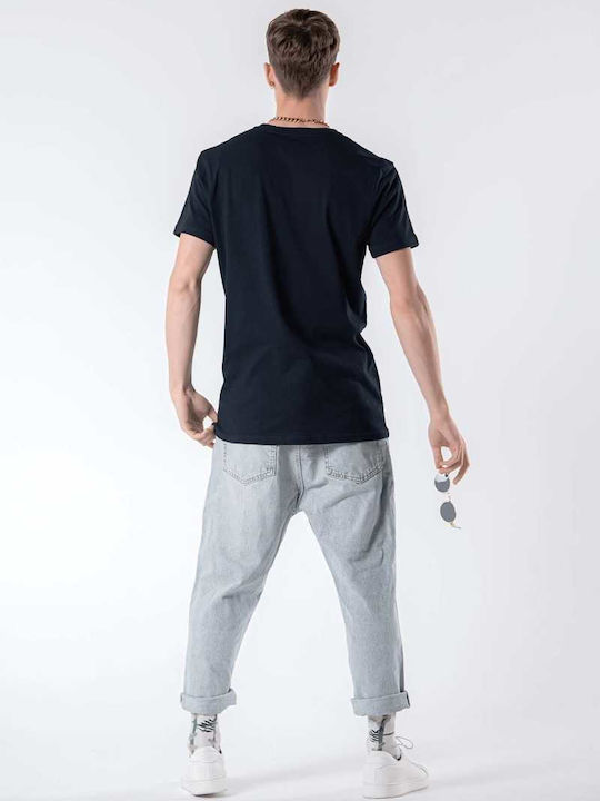 T-shirt Μπλε Σκούρο