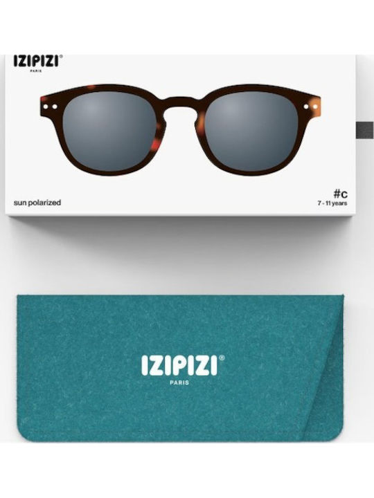 Izipizi Butterfly Kids Sunglasses with Polarized Brown Lens for 7-11 Years