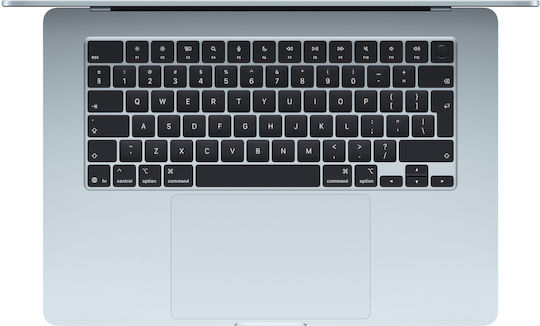 Apple MacBook Air 15.3" IPS Panel Retina Display (M5-10-Ядрен/32GB/512GB SSD/10-Core GPU) Небесносиньо (Международен Английски Език)