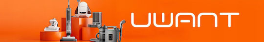 Uwant Wet-Dry Vacuum Cleaner with Plastic Container 1.2L White