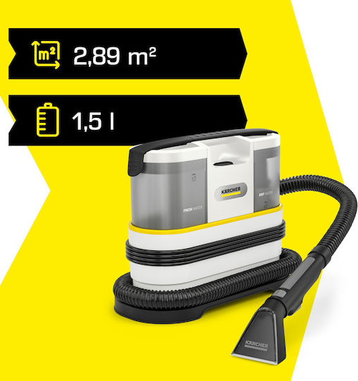 Karcher Se 2 Spot Pure Wet-Dry Vacuum With Plastic Drum 1.5lt White