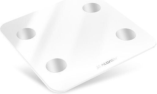 Allview Smart Cantar De Baie Cu Analizator De Grăsime Corporală Și Bluetooth Albă