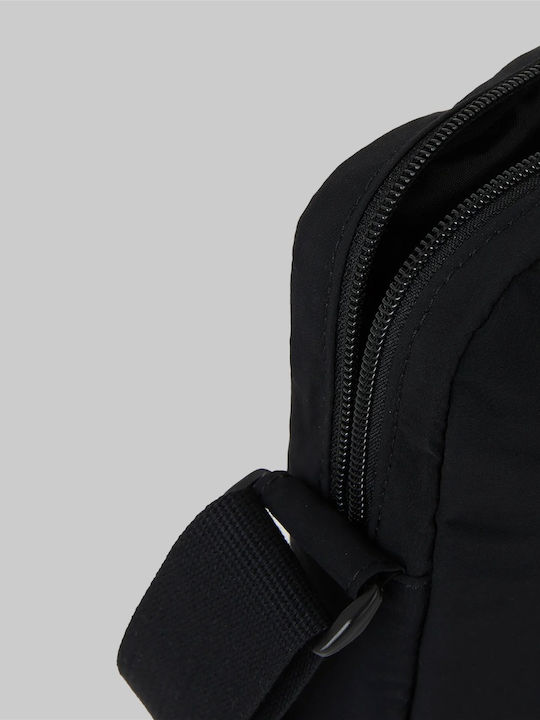 Herren Schulter / Crossbody Tasche Schwarz