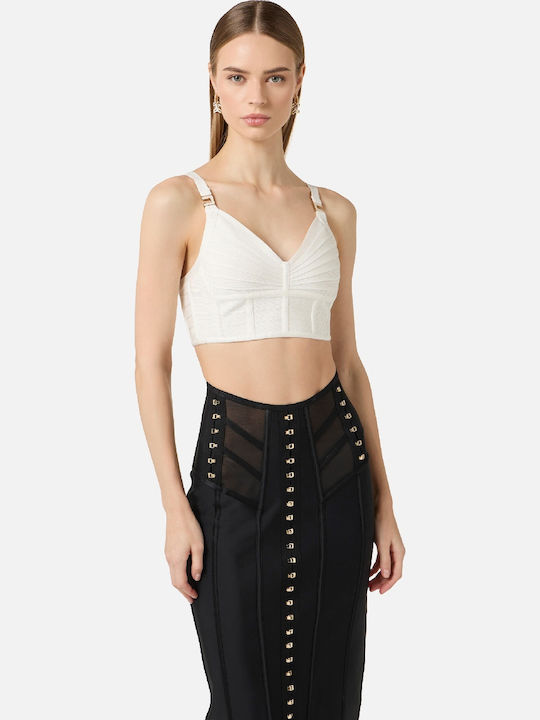 Elisabetta Franchi Women's Blouses White Top