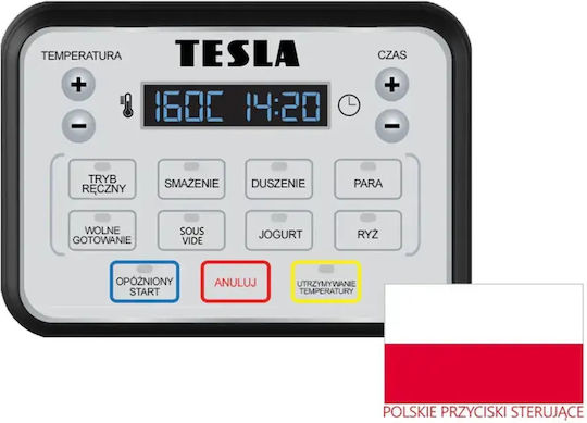 Tesla Πολυμάγειρας 1250W με Χωρητικότητα 6lt