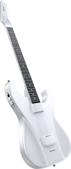 Semi-Acoustic Guitar White