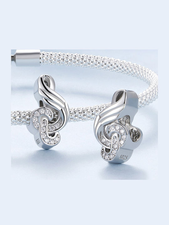 Silver me Hängender Charm mit Steinen aus Silber mit Zirkon ABR0942