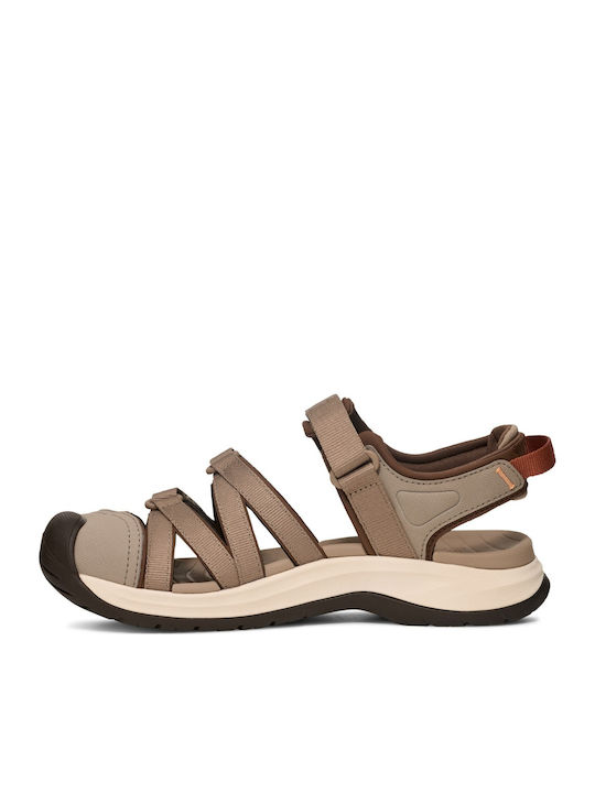 Tirra Women's Flat Sandals Sporty Brown