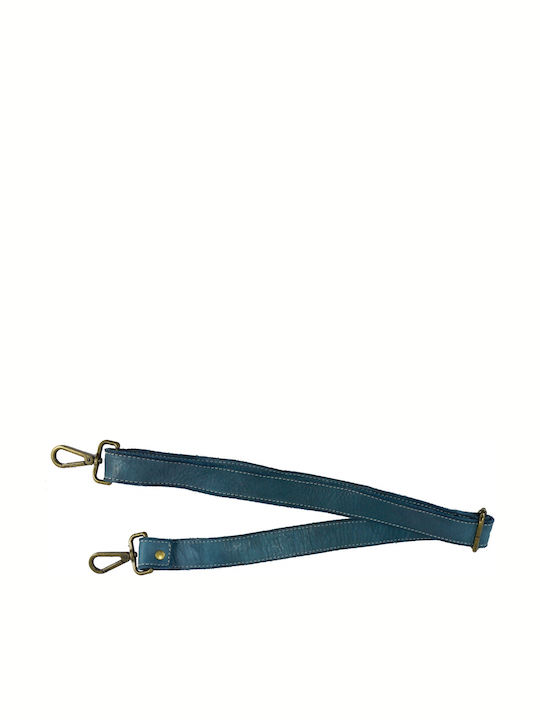 Leather Women's Shoulder Bag Cyan