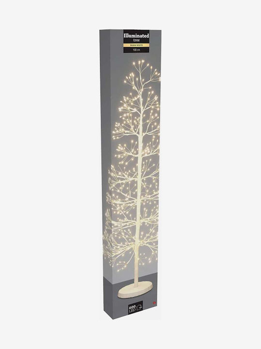 Brad De Crăciun 100cm Cu Iluminare LED Alb