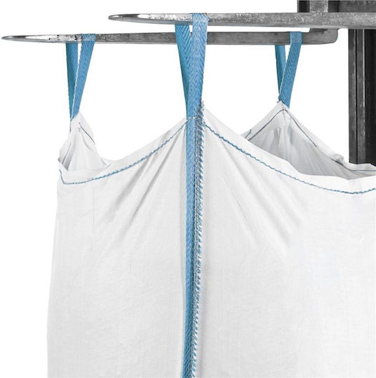 Trash Bags for the Garden with Handles 100x92cm White