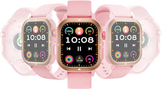 inSPORTline Melagra 43mm Smartwatch with Heart Rate Monitor Pink