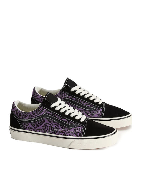 Vans Old Skool Дамски Сникърси Черни Лилави