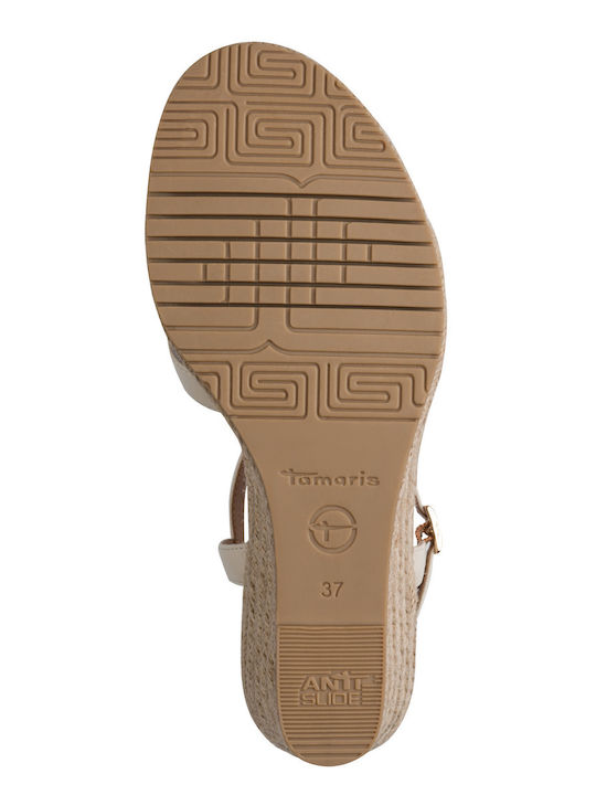 Sommer Damenplattformen Beige