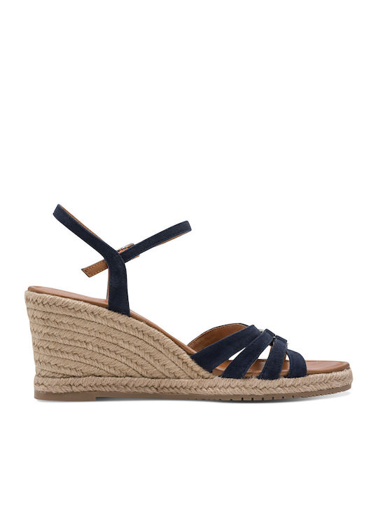 Sommer Damenplattformen Blau