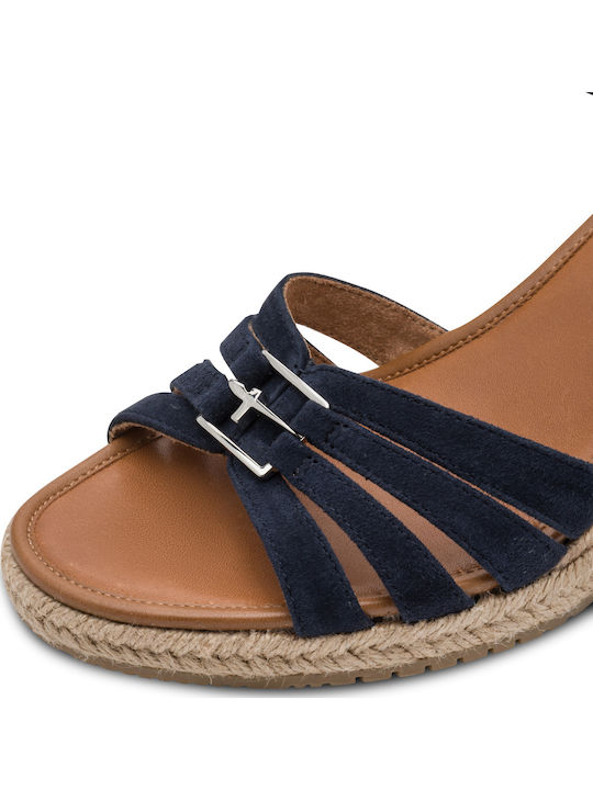 Sommer Damenplattformen Blau