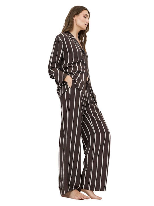 Aruelle Summer Women's Pyjama Set Black