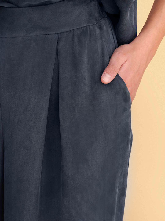 Women's Pantaloons with Rubber Band Gray